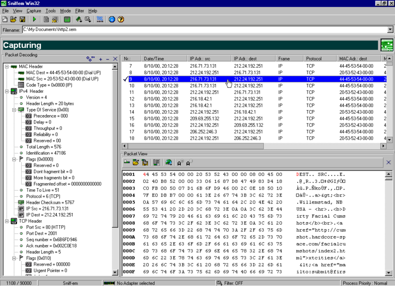 Sniff-em Screenshot
